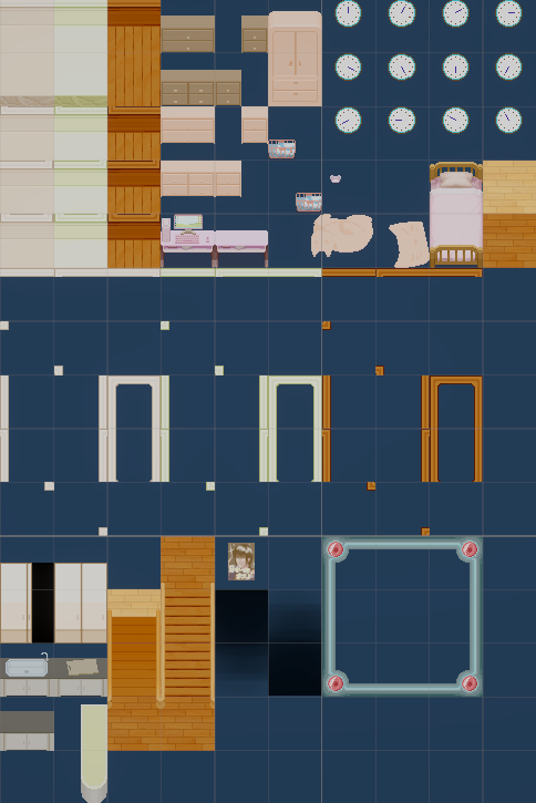 不靠谱的魔女 tileset 预览